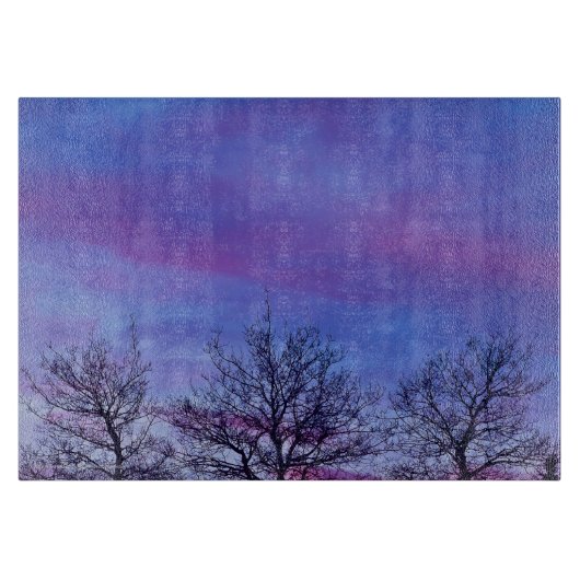 Drei Baumstämme Schneidebrett (Vorderseite)