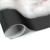 Drei Beagle Weihnachtsmann mit Weihnachtsbaum Geschenkpapier (Rolleneckpunkt)