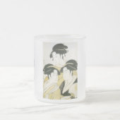 Drei Beauties, Utamaro, Tasse der 1790er Jahre (Mittel)