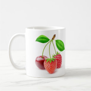 Drei Beeren Kaffeetasse