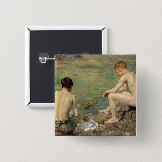 Drei Begleiter Button (Vorne & Hinten)