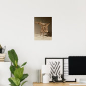 Drei-Beine-Chueh-Behälter zum Erwärmen von Wein Poster (Heimbüro)