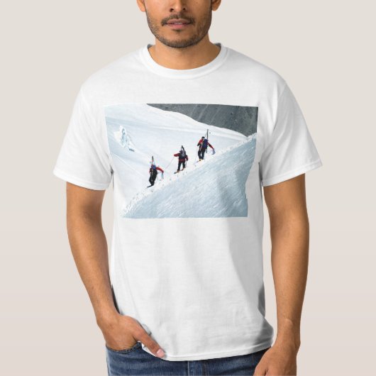 Drei Bergsteiger, Mont Blanc T-Shirt (Vorderseite)