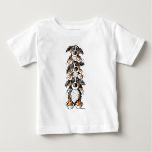 Drei Bernese GebirgshundeCartoon Baby T-shirt