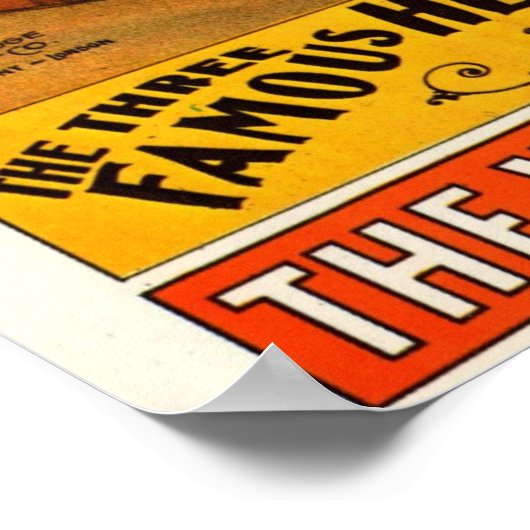 Drei berühmte Herbert Brothers Circus Poster (Ecke)