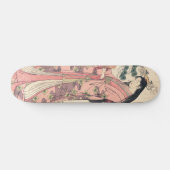 Drei berühmte Poetesses japanische Holzschnitzerku Skateboard (Horizontal)