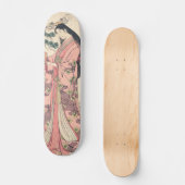 Drei berühmte Poetesses japanische Holzschnitzerku Skateboard (Vorderseite)