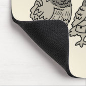 Drei beste Freunde Mousepad (Ecke)