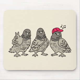 Drei beste Freunde Mousepad