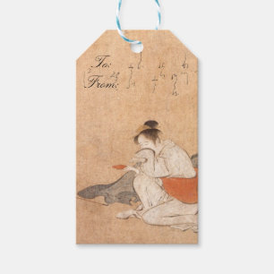 Drei betrunkene Frauen-japanische Kunst Torii Geschenkanhänger