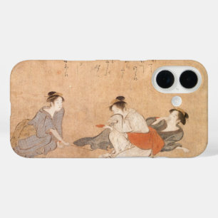 Drei betrunkene Frauen japanische Kunst Torii Kiyo iPhone 16 Hülle