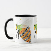 Drei Bienen-Barcode-Biene Tasse (Links)
