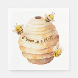 Drei Bienen Napkins Serviette