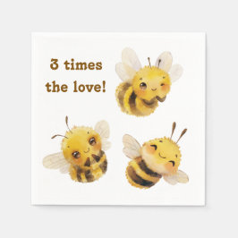 Drei Bienen Napkins Serviette