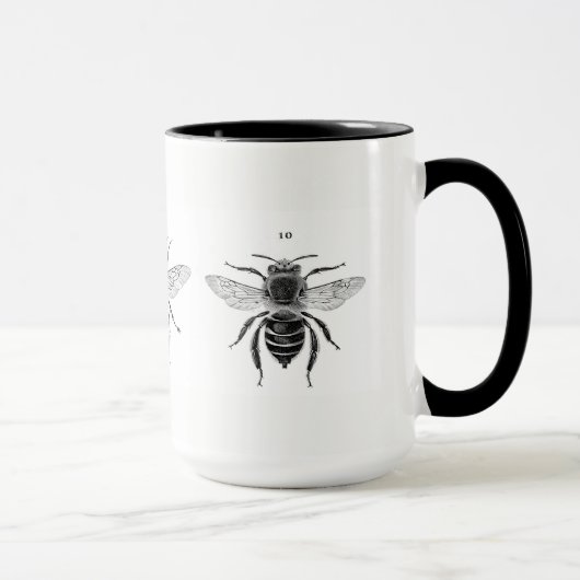Drei Bienen-Tasse Tasse (Rechts)