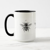 Drei Bienen-Tasse Tasse (Links)