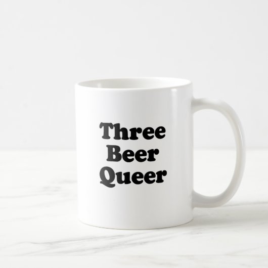 Drei Bier Que Kaffeetasse (Rechts)