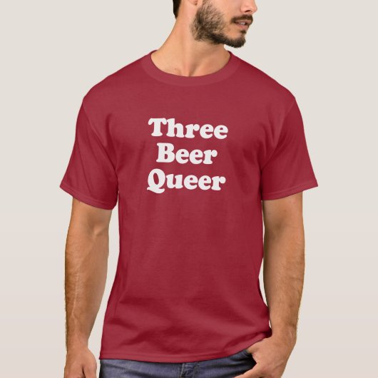 Drei Bier Que T-Shirt (Vorderseite)