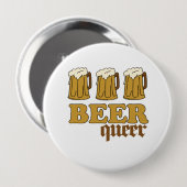 Drei Bier Queer Button (Vorne & Hinten)
