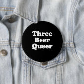 Drei Bier Queer Button (Beispiel)