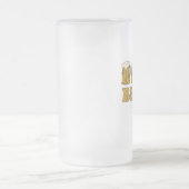 Drei Bier quees (2) Mattglas Bierglas (Mittel)