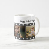Drei Bilder Foto Roll Vatertag Kaffeetasse (VorderseiteRechts)