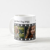 Drei Bilder Foto Roll Vatertag Kaffeetasse (Vorderseite Links)