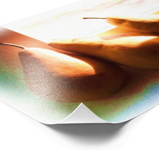 Drei Birnen Fotodruck (Ecke)