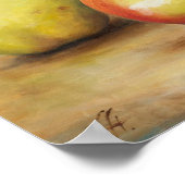 Drei Birnen Poster (Ecke)