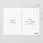 Drei Birnen Postkarte (Rückseite)