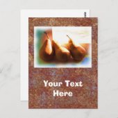 Drei Birnen Postkarte (Vorne/Hinten)