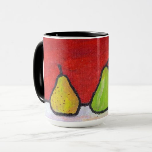 Drei Birnen Tasse (Vorderseite Links)