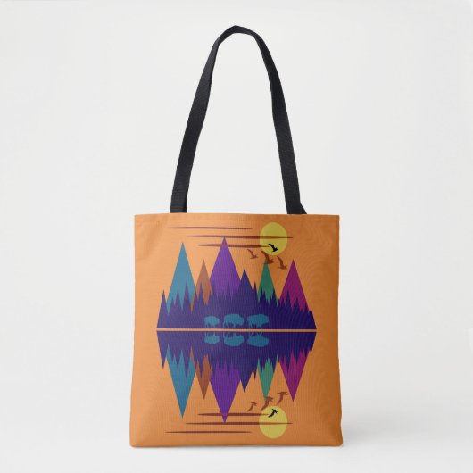 Drei Bison Tasche (Vorderseite)