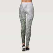 Drei-Blatt-Skelette Leggings (Rückseite)