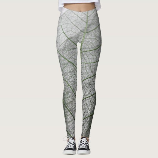 Drei-Blatt-Skelette Leggings (Vorderseite)