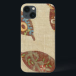 Drei Blätter auf Leinenbeschaffenheits-Hintergrund iPhone 13 Hülle<br><div class="desc">Die besten Sachen kommen in threes! Set auf einem Leinenhintergrund,  den dieses Blätter schaut,  wie sie in Richtung zum Boden in einem herbstlichen Tumble schwimmen. Fangen Sie sie und setzen Sie sie auf Ihre Wand heute!</div>