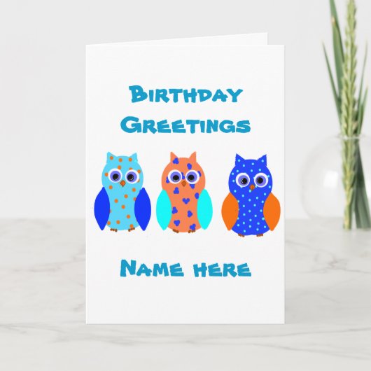 Drei Blätter auf mehreren Produkten Karte (Vorderseite)