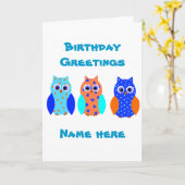 Drei Blätter auf mehreren Produkten Karte (Gelbe Blume)