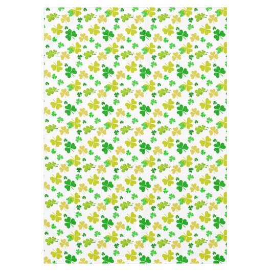 Drei Blätter Kleeblatt Tischdecke (Vorderseite)