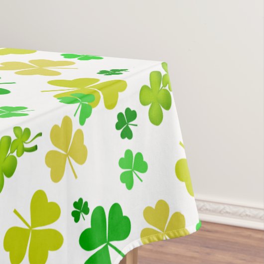 Drei Blätter Kleeblatt Tischdecke (Beispiel)