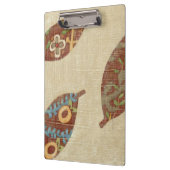 Drei Blätter zum Hintergrund von Texturtexturen Klemmbrett (Links)