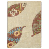 Drei Blätter zum Hintergrund von Texturtexturen Klemmbrett (Rückseite)