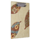 Drei Blätter zum Hintergrund von Texturtexturen Klemmbrett (Rechts)