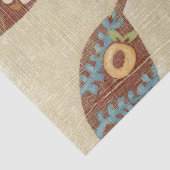 Drei Blätter zum Hintergrund von Texturtexturen Seidenpapier (Ausschnitt)