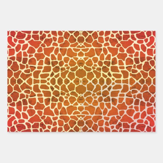 Drei Blätter zum Verpacken von Papier, MultiGiraff (Vorderseite 3)