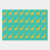 Drei Blätter zum Verpacken von Papier, MultiGiraff (Vorderseite 2)