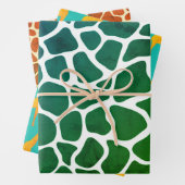 Drei Blätter zum Verpacken von Papier, MultiGiraff (Beispiel)