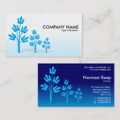 Drei blaue Bäume - Tag und Nacht (Vorne/Hinten)