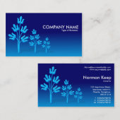 Drei blaue Bäume Visitenkarte (Vorne/Hinten)