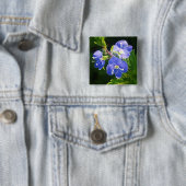 Drei blaue Blumen Button (Beispiel)